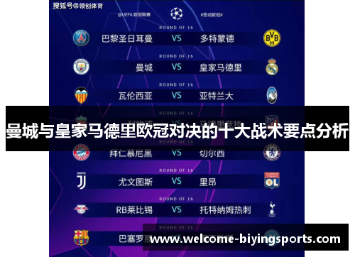 曼城与皇家马德里欧冠对决的十大战术要点分析