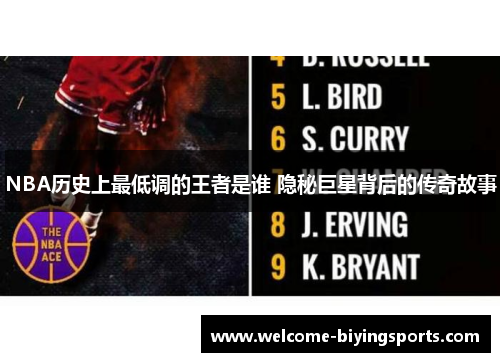NBA历史上最低调的王者是谁 隐秘巨星背后的传奇故事