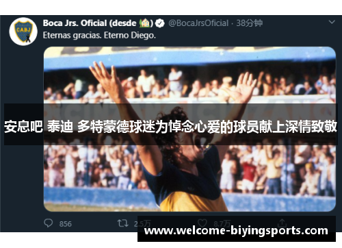 安息吧 泰迪 多特蒙德球迷为悼念心爱的球员献上深情致敬